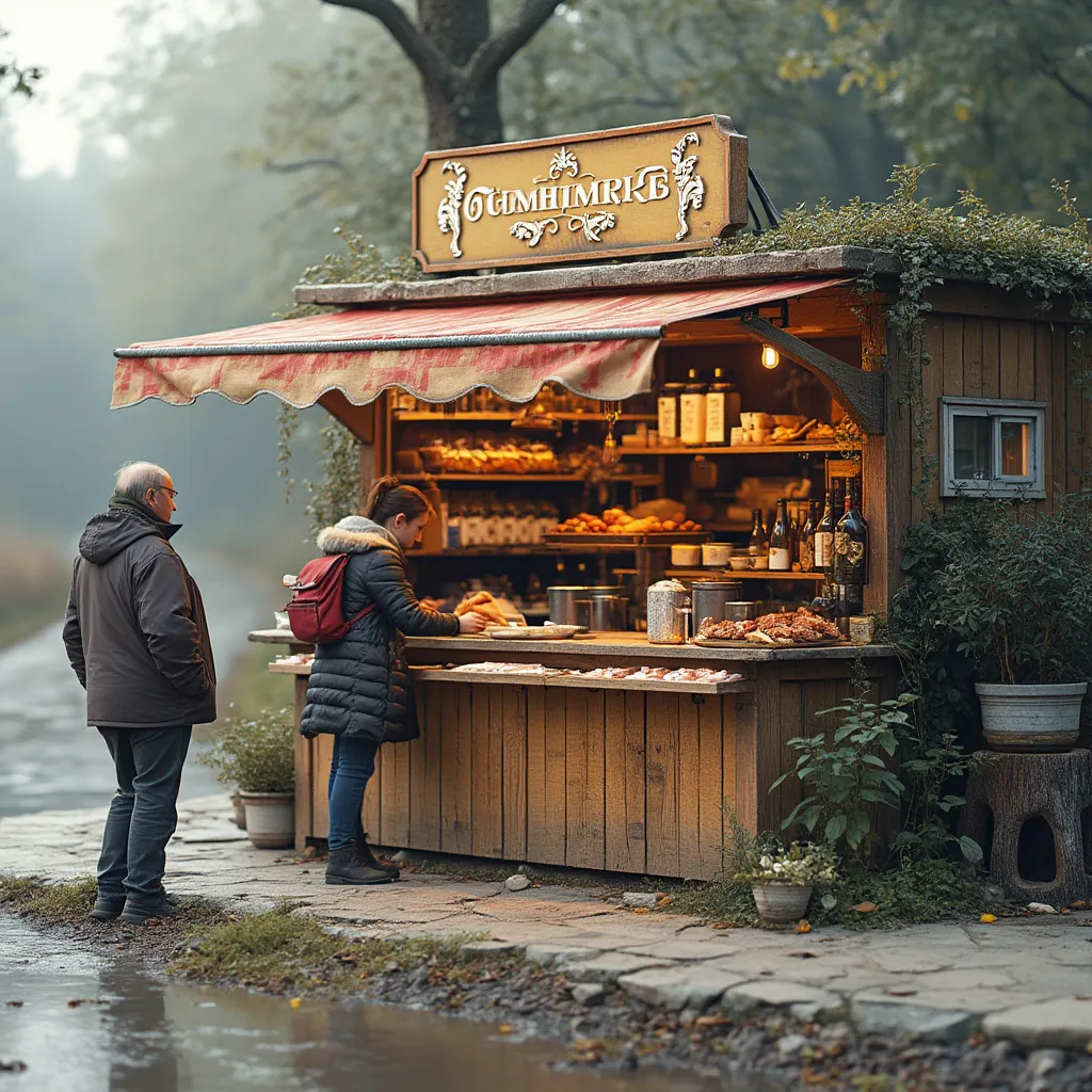 Ilustrace symbolizující růst a rozvoj v gastronomii